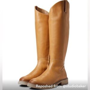 Jeffrey Campbell by Sam Edelman Tan Over the Knee Boots, size 9